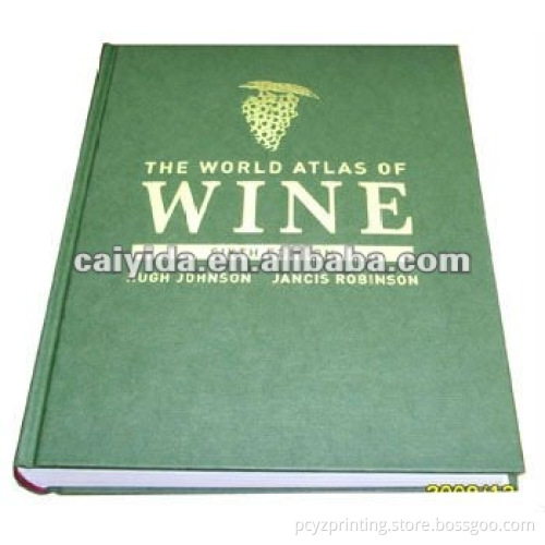 Leather Cover Book Printing with Hot Stamping